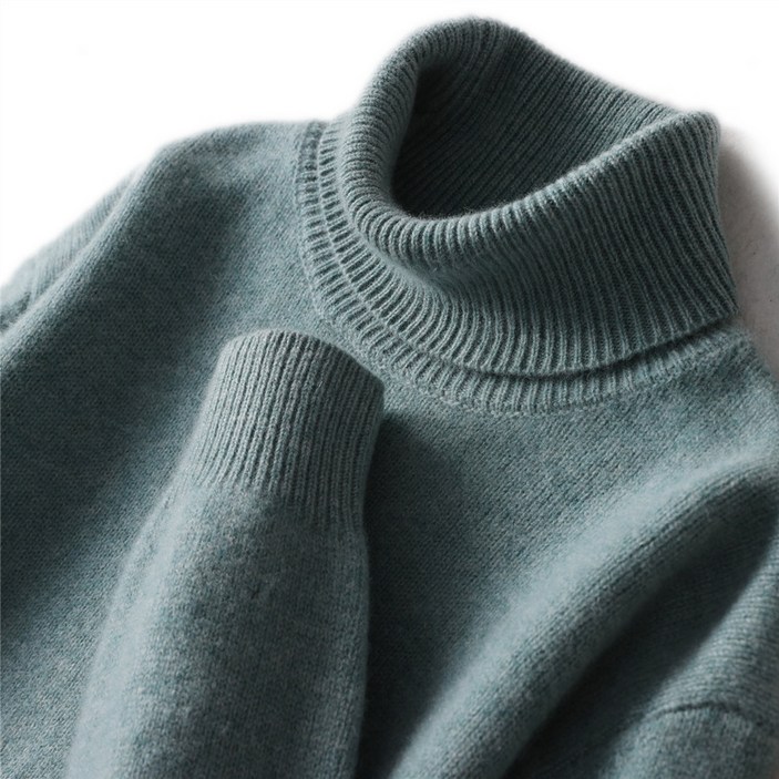 캐시미어 100 목폴라 남자캐시미어니트 울니트 3XL QOYO