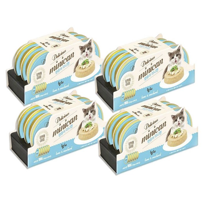 [캣퓨어] 고양이 습식간식 미니캔 참치 30gX48개입, 참치, 30g, 48개