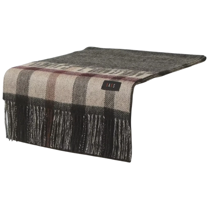 닥스 그레이 하우스체크 울캐시미어혼방 머플러