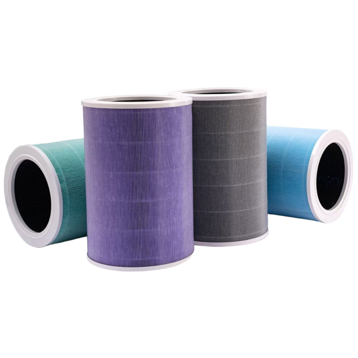 샤오미 공기청정기 미소우 필터 미에어 호환 2 2S 2H 3 3H 3C 프로 RFID 포함, 퍼플 헤파 기본형, 1개