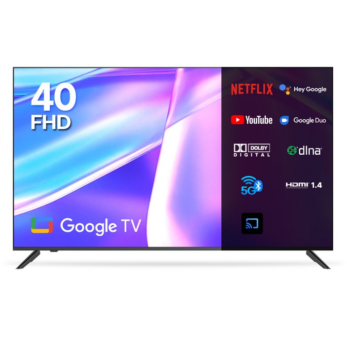 이노스 FHD LED 제로베젤 TV, 101cm40인치, S4001KU, 스탠드형, 고객직접설치