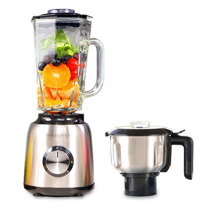 델첸 2in1 멀티 초고속 믹서기 분쇄기 MCBL556S, MCBL556S