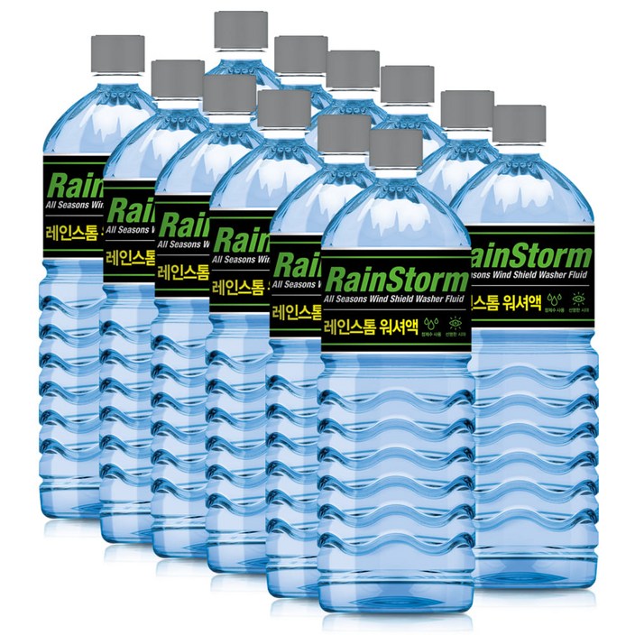카렉스 레인스톰 에탄올 워셔액, 1.8L, 12개 카렉스 레인스톰 에탄올 워셔액, 1.8L, 12개
