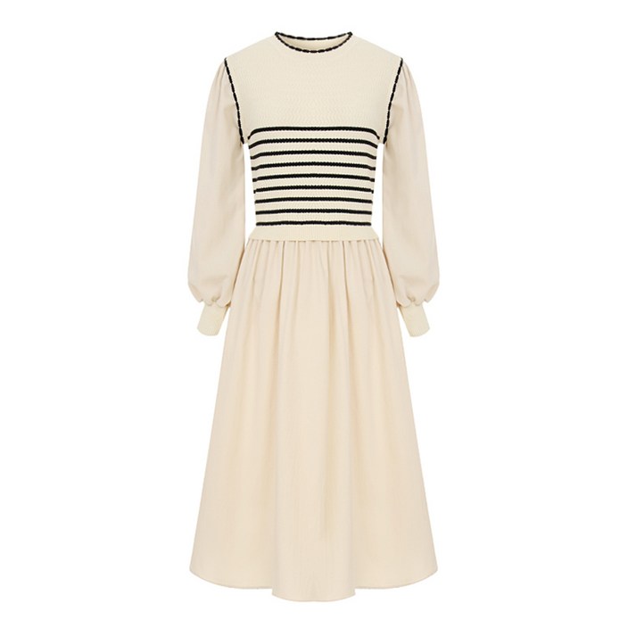 페이지플린 ST 니트 플레어 원피스 P4COP012C