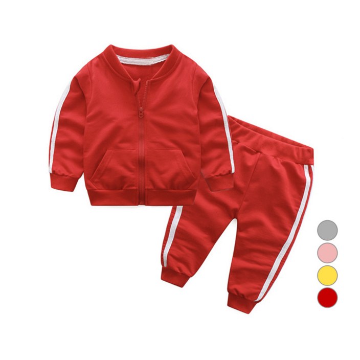 조이멀티 아동용 두줄 트레이닝 상하 세트