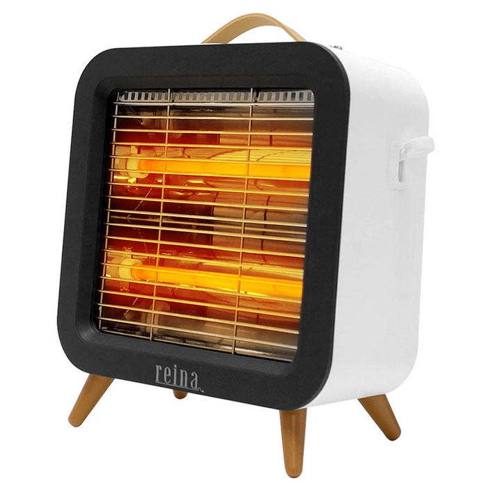 REINA 순간발열 2단 램프 미니 석영관 히터, RH4540, 혼합색상