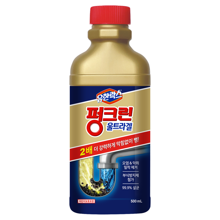 펑크린 울트라겔 배수구 세정제, 500ml, 1개