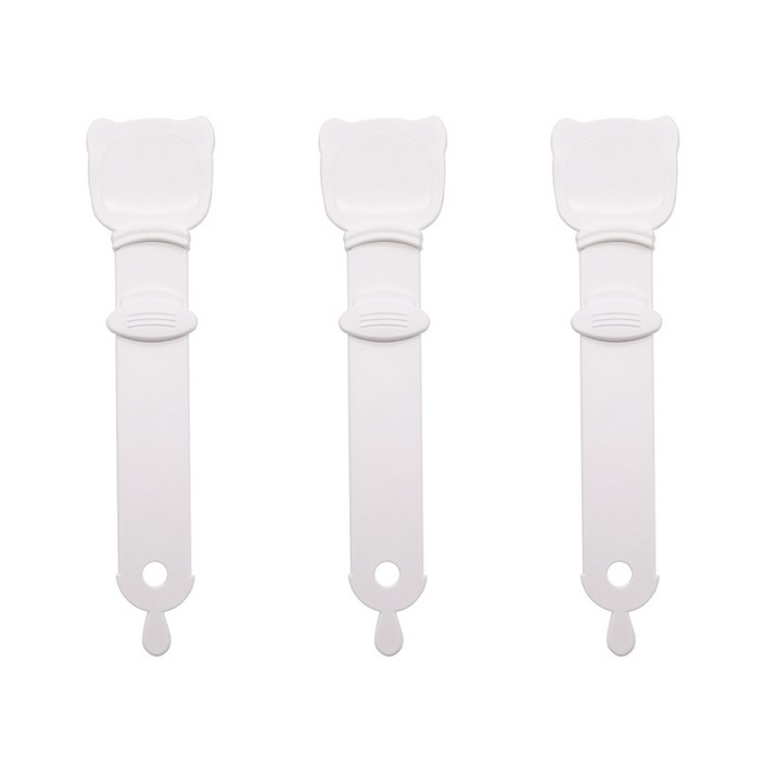 라라하우스 제니 슬라이딩 펫 간식 스푼, 3개, 화이트 라라하우스 제니 슬라이딩 펫 간식 스푼, 3개, 화이트