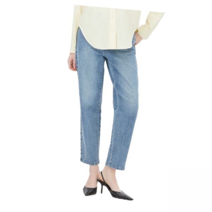 매장정품 SISLEY 시슬리 이밴드 슬림 배기 데님 팬츠 SADP02411 507220