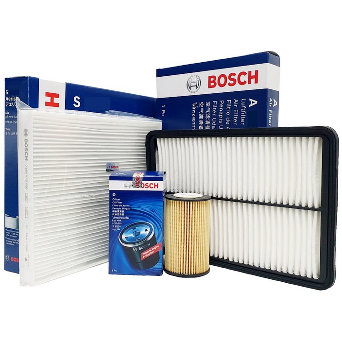 올뉴쏘렌토 UM 2.0 2.2 eVGT 15년20년03 오일필터에어크리너에어컨필터 3종 셋트 O0096A2659S5586, O0096A2659S5586, 1개