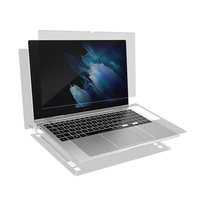 갤럭시북2 15인치 고광택강화 액정외부보호필름 2매 NT750XED NT750XEE