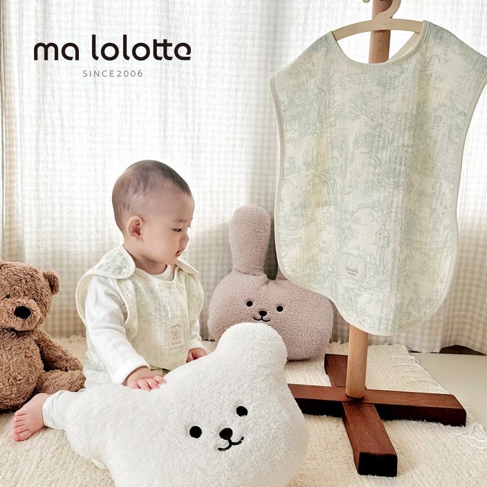 마롤로뜨 엄마 턱받이 수유 앞치마 가운