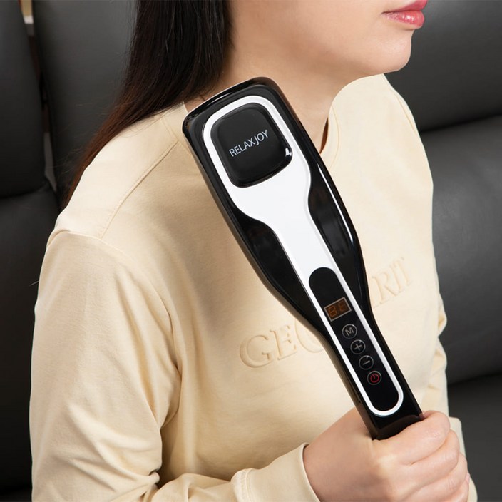 [인증 스토어] 릴렉스조이 오르카 무선 핸디형 안마기 RJ-A3011 C타입 헤드 4종 고성능