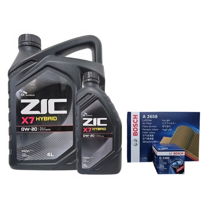 그랜저 IG 2.4 HEV 하이브리드 20172021, 지크 하이브리드 0W20 4리터  1리터  보쉬필터세트
