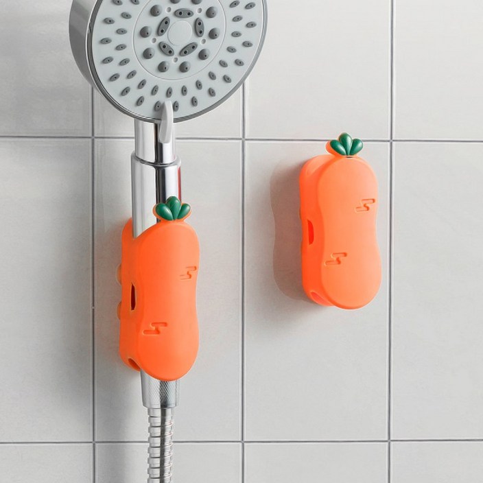 에버리즈 흡착식 당근 샤워기 홀더