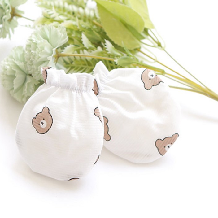 신생아용 여름 무형광 아기 손싸개 국내산 제조