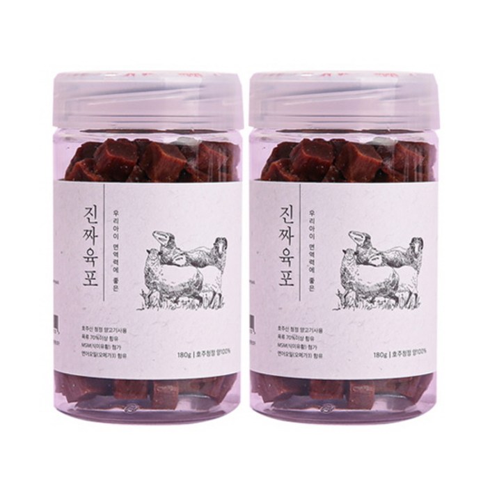 펫프렌즈 진짜육포 양고기 180g x2개 애견간식 강아지간식 펫프렌즈 진짜육포 양고기 180g x2개 애견간식 강아지간식