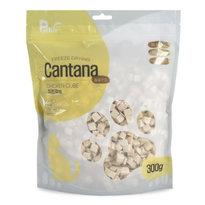 칸타나 동결건조 치킨큐브 300g, 300g, 1개