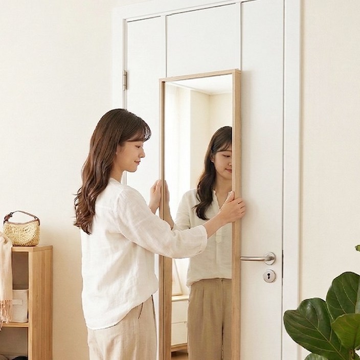 헤이몰리 나비드 문걸이 거울 전신거울 벽걸이거울