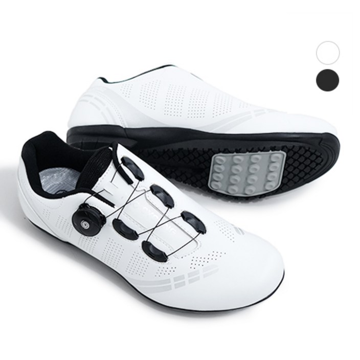 SUB22 경량 평페달 자전거신발 사이클 슈즈 고급형, 260, 화이트