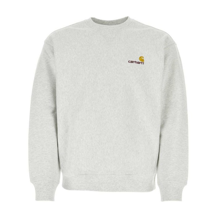 칼하트윕 아메리칸 스크립트 로고 자수 스웨트셔츠