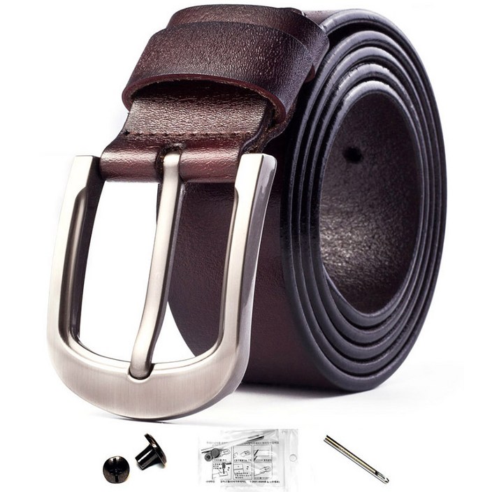 공방 소가죽 남성 벨트 (펀칭봉+설명서+여분나사)