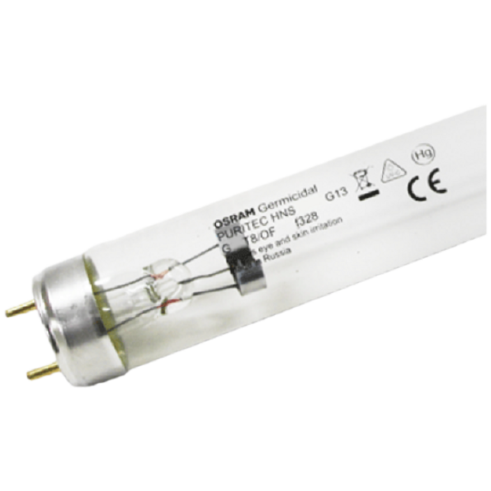 오스람 살균램프 G15T8 15W 소독기램프 소독램프 자외선램프