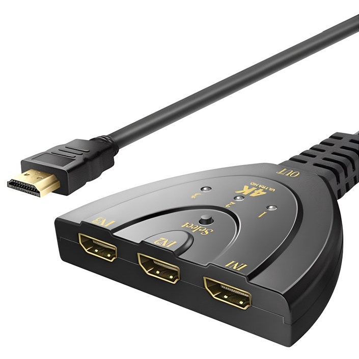 셀인스텍 HDMI 선택기 일체형 4K 3TO1