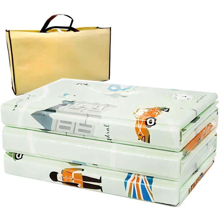 3단 엠보싱 캠핑매트 중형  전용가방