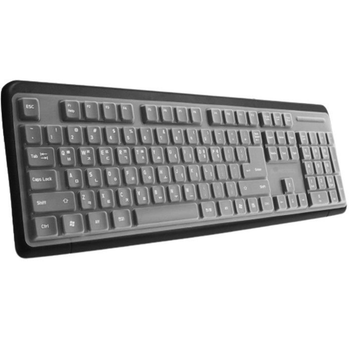 맥스틸 USB 키보드 키스킨 세트, 일반형, 블랙키보드, MOK100US 맥스틸 USB 키보드 키스킨 세트, 일반형, 블랙키보드, MOK100US