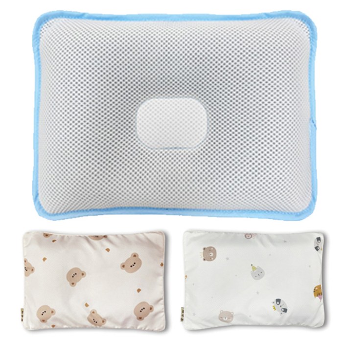 몽슈레 태열베개 마이크로화이바   커버 랜덤발송 세트