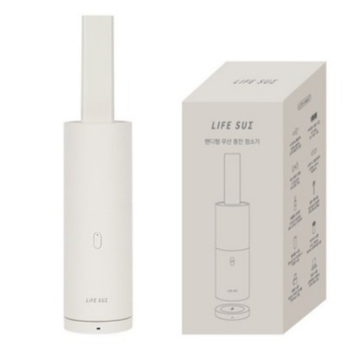 라이프썸 핸디형 무선 청소기, LFSHA17, 밀크