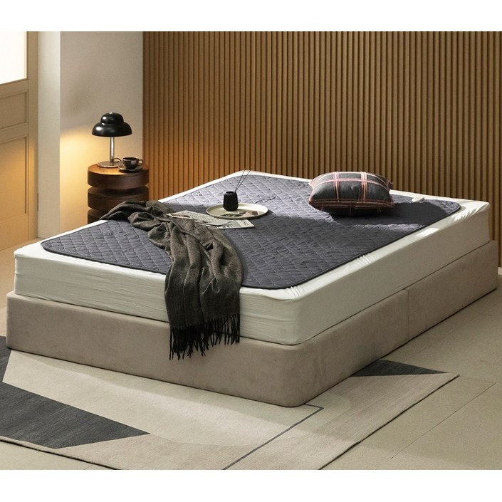 꾸망 2인용 탄소매트 워셔블 카본 전기요 GMES102, 제트, 더블135 x 180 cm