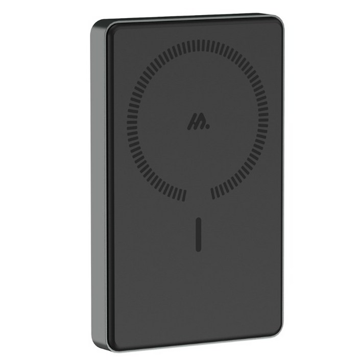 밸류엠 20W 메탈 맥세이프 고속충전 보조배터리 10000mAh, 다크그레이, VMB2DAPD20WM10