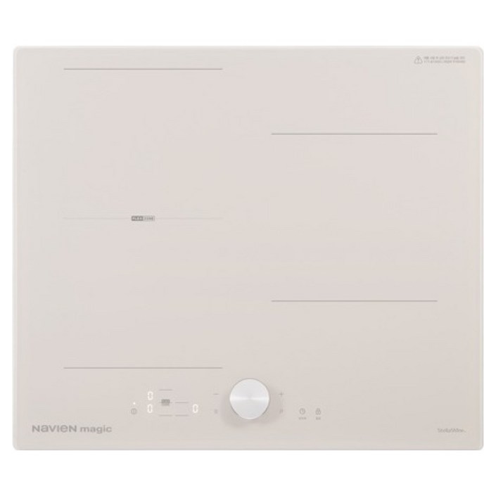 나비엔매직 전기레인지 인덕션 3구 베이지, ERI-5053AF, 빌트인