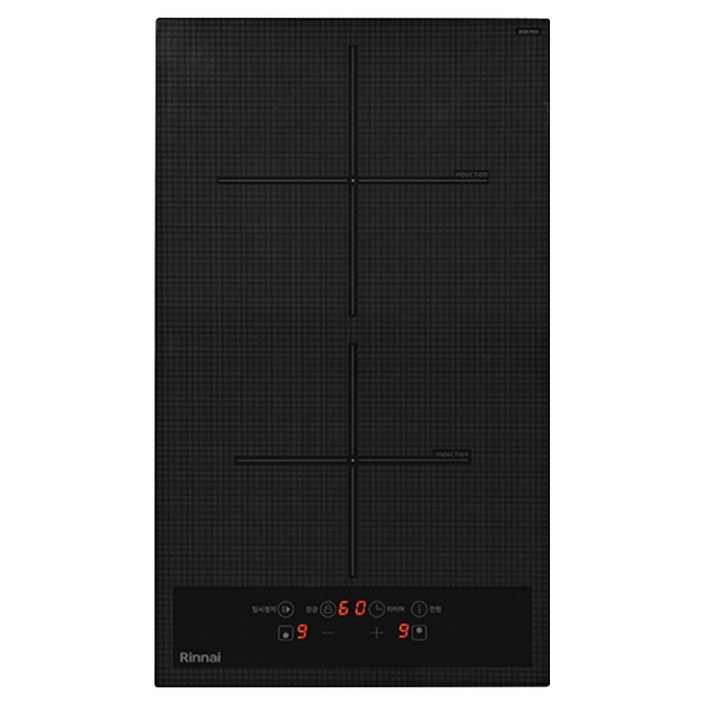 린나이 인덕션 전기레인지 2구 방문설치, RIH200N, 빌트인