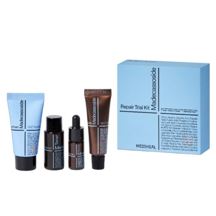메디힐 마데카소사이드 리페어 트라이얼 키트 클렌징 폼 30ml + 토너 30ml + 세럼 10ml + 크림 20ml 세트, 1세트