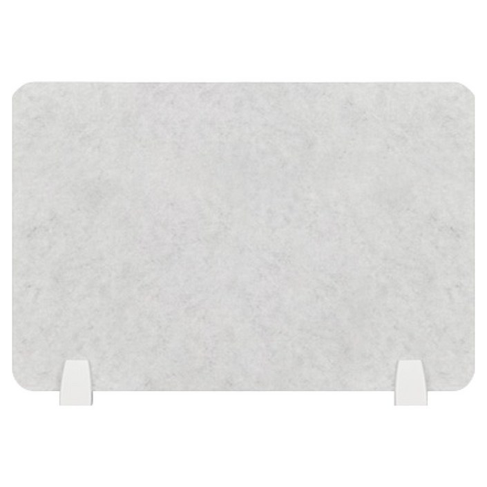 소리가 비앤비 사무실 책상 공간분리 측면부 직선형 파티션 L(560 x 390 mm), 그레이