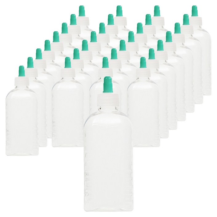 신도공업 PET 딱딱이 긴마개 일회용 물약병 100ml