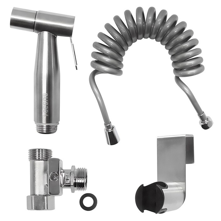 미리내 욕실청소 SUS 스프레이건  코일호스 3m 세트