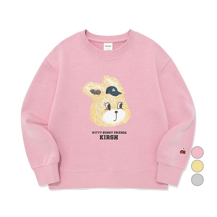키르시 아동용 위티버니 그래픽 스웻셔츠 맨투맨