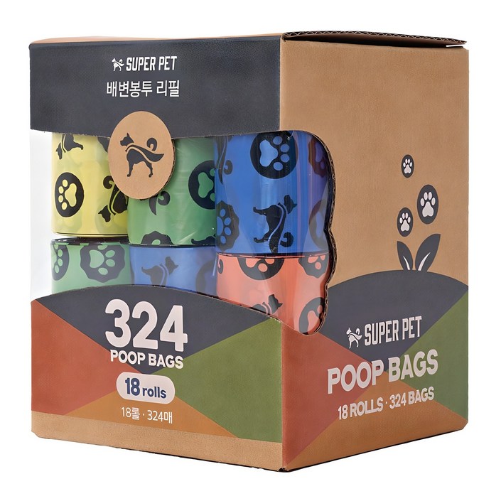 도그아이 POOP BAGS 배변봉투 리필