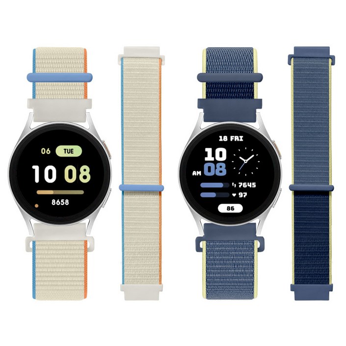 리아몬트 갤럭시워치 나일론 스포츠루프 밴드 스트랩 2개 세트