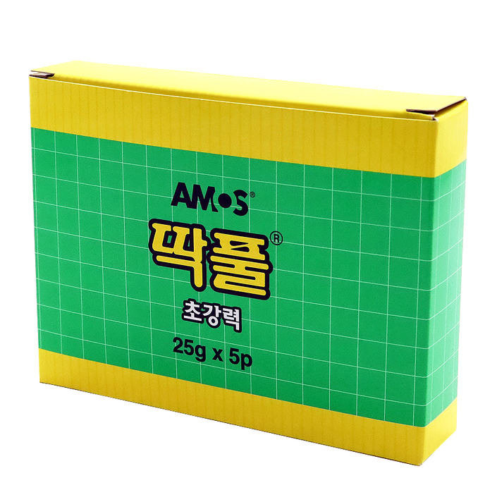 아모스 초강력 딱풀, 25g, 5개