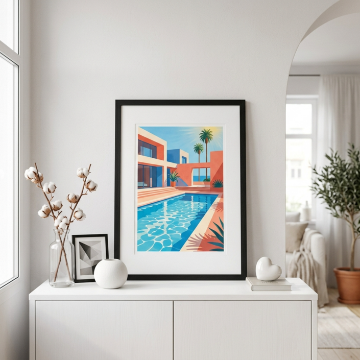 심플 인테리어 A4 액자 프레임