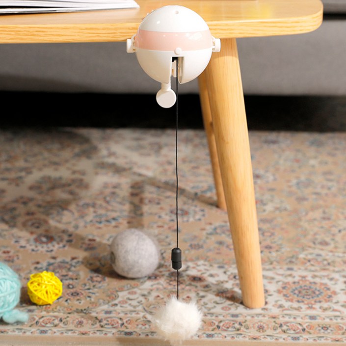 옥희독희 캣요요볼 자동장난감, 단일상품, 핑크, 1개