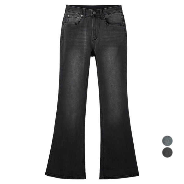 스파오 여성용 빈티지 부츠컷 진 SPTJF49G66