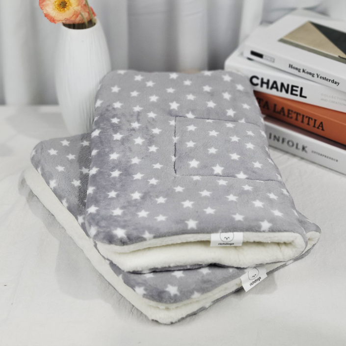 리치독스 강아지 고양이 극세사 별방석