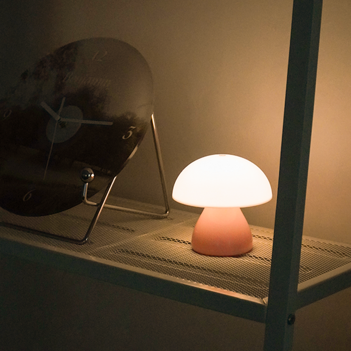 미니 글로우 머쉬룸 LED 램프 단스탠드 조명