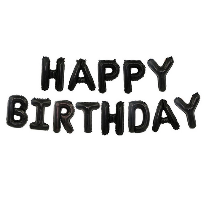 생일글자풍선 해피벌스데이 알파벳 16인치